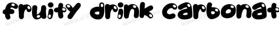 Fruity Drink Carbonated字体转换
